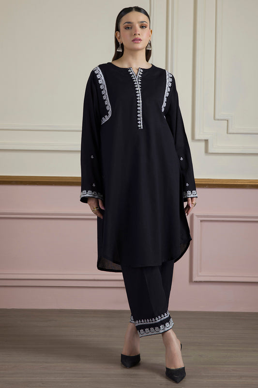 Embroidered Kurta Trouser - 2560