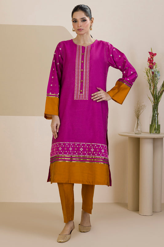 Embroidered Kurta Trouser - 2561