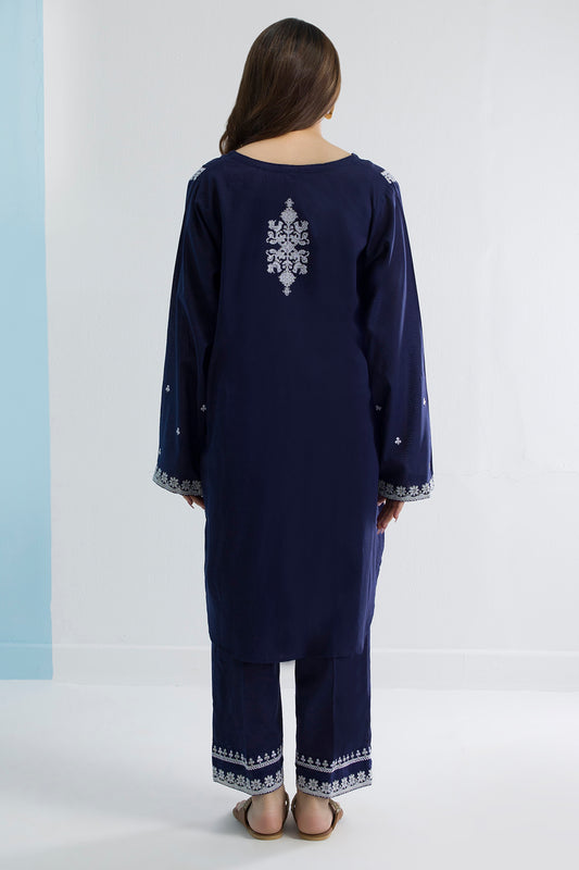 Embroidered Kurta Trouser - 2562