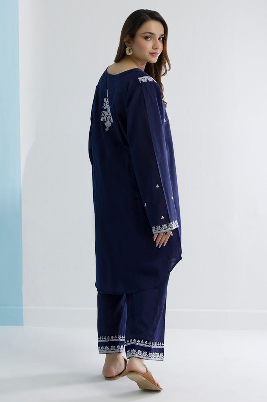 Embroidered Kurta Trouser - 2562