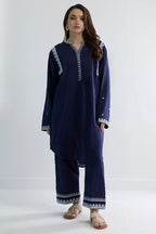 Embroidered Kurta Trouser - 2562