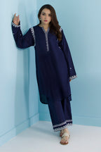 Embroidered Kurta Trouser - 2562