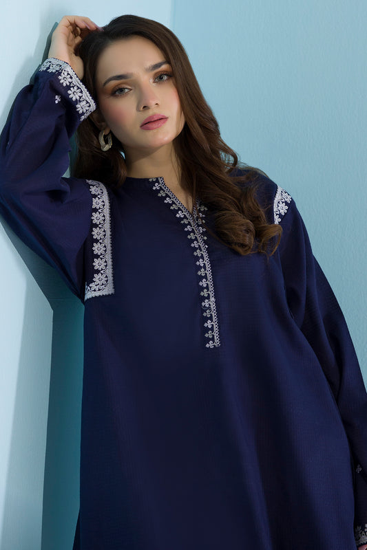 Embroidered Kurta Trouser - 2562
