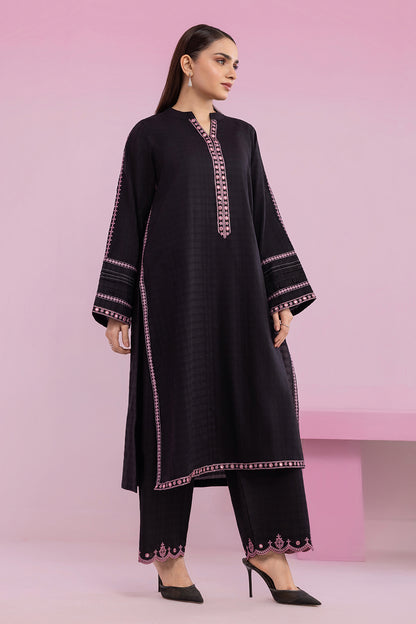 Embroidered Kurta Trouser - 2563