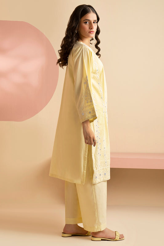 Embroidered Kurta Trouser - 2564