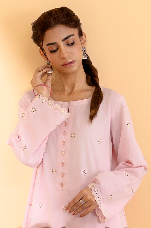 Embroidered Kurta Trouser - 2566