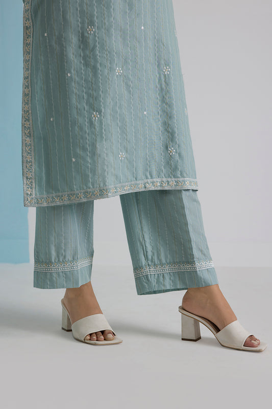 Embroidered Kurta Trouser - 2567