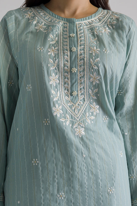 Embroidered Kurta Trouser - 2567