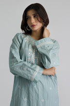 Embroidered Kurta Trouser - 2567
