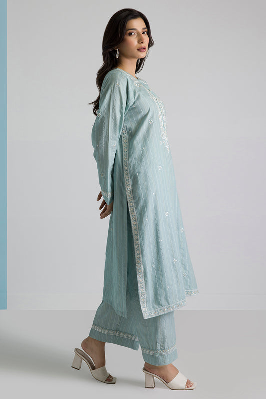 Embroidered Kurta Trouser - 2567