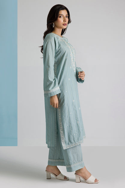 Embroidered Kurta Trouser - 2567