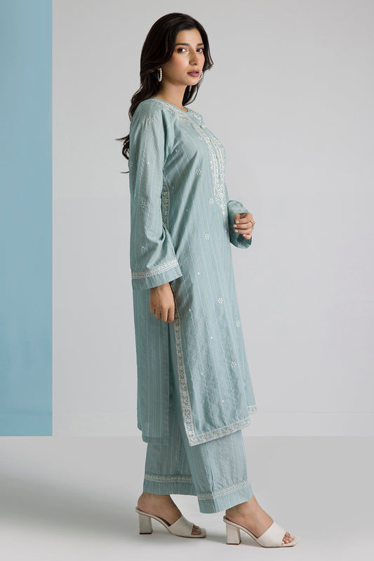 Embroidered Kurta Trouser - 2567