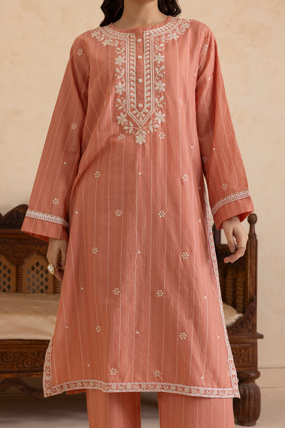 Embroidered Kurta Trouser - 2568