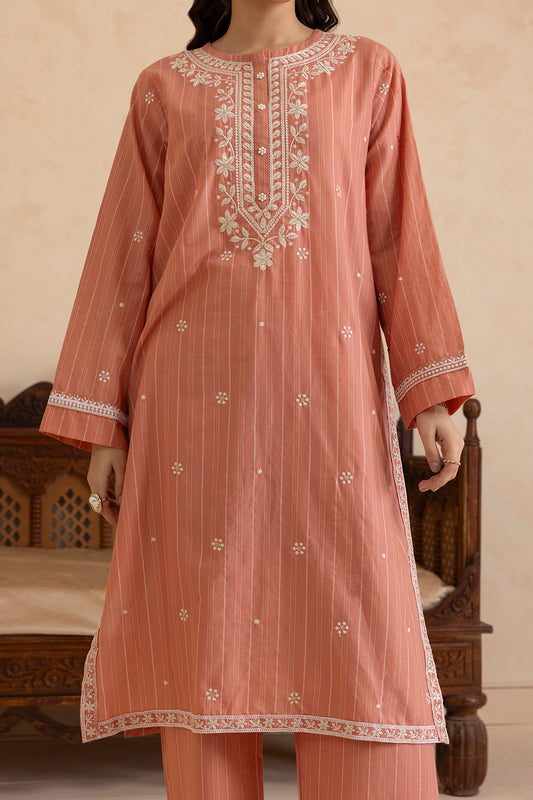 Embroidered Kurta Trouser - 2568