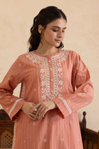 Embroidered Kurta Trouser - 2568