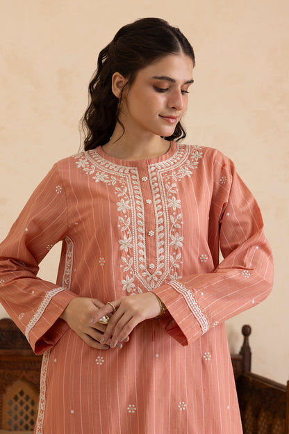 Embroidered Kurta Trouser - 2568