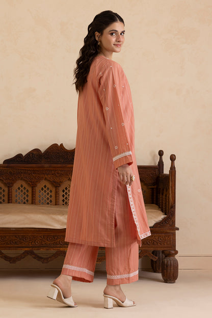 Embroidered Kurta Trouser - 2568