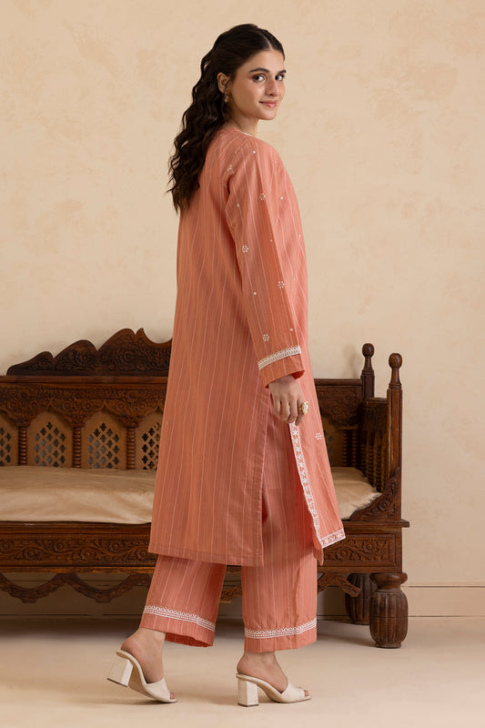 Embroidered Kurta Trouser - 2568