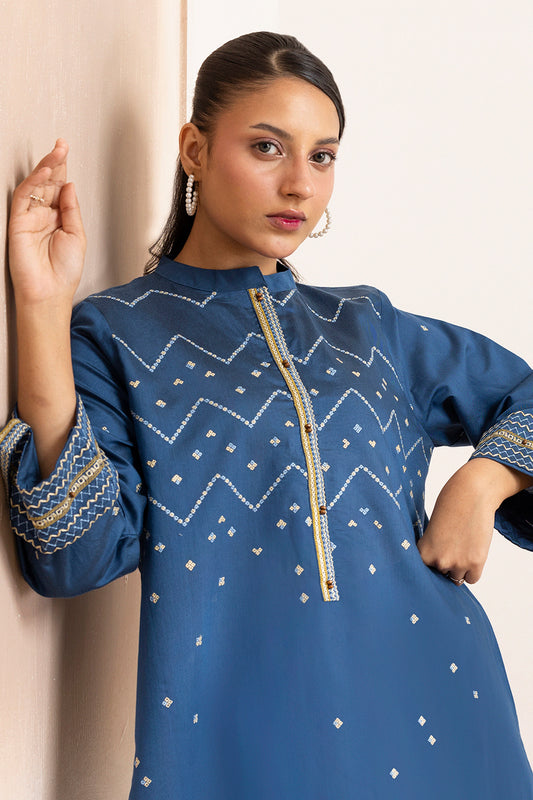 Embroidered Kurta Trouser - 2571