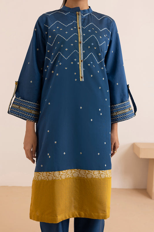 Embroidered Kurta Trouser - 2571