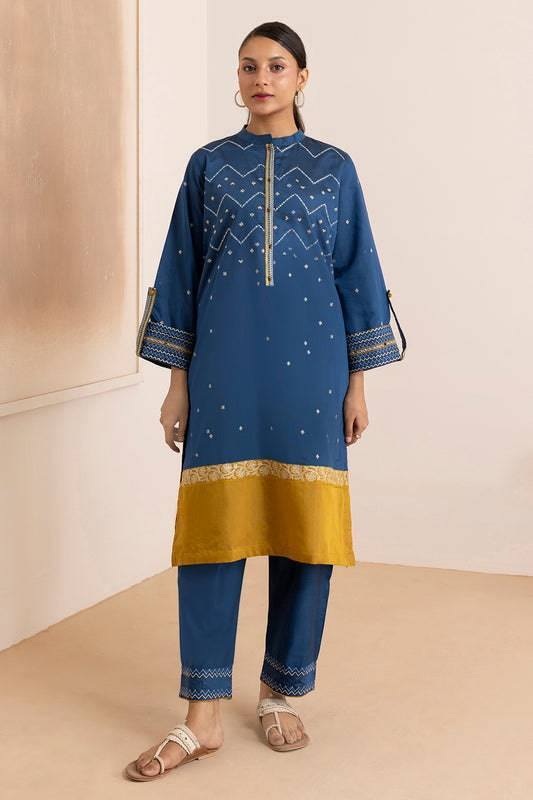 Embroidered Kurta Trouser - 2571