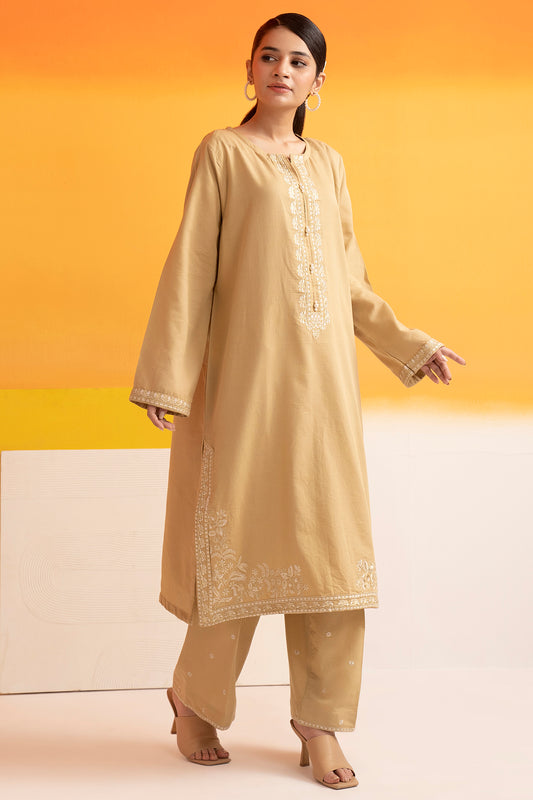 Embroidered Kurta Trouser - 2572