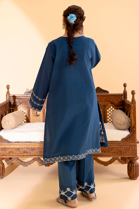 Embroidered Kurta Trouser - 2588