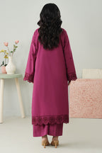 Embroidered Kurta Trouser - 2593