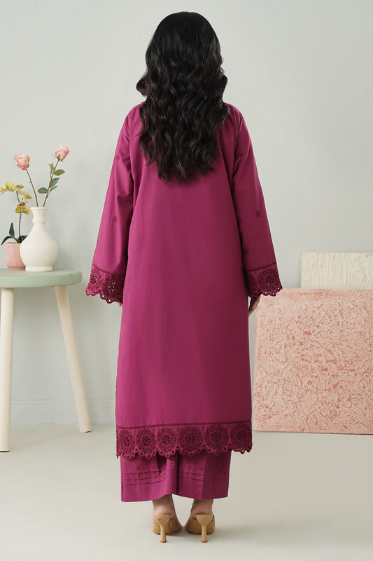 Embroidered Kurta Trouser - 2593