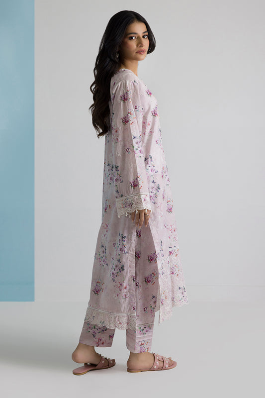 Embroidered Kurta Trouser - 2594
