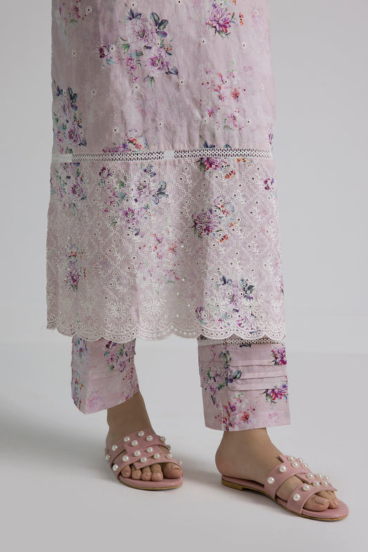 Embroidered Kurta Trouser - 2594