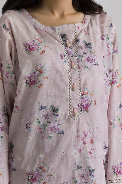 Embroidered Kurta Trouser - 2594