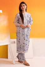 Embroidered Kurta Trouser - 2595