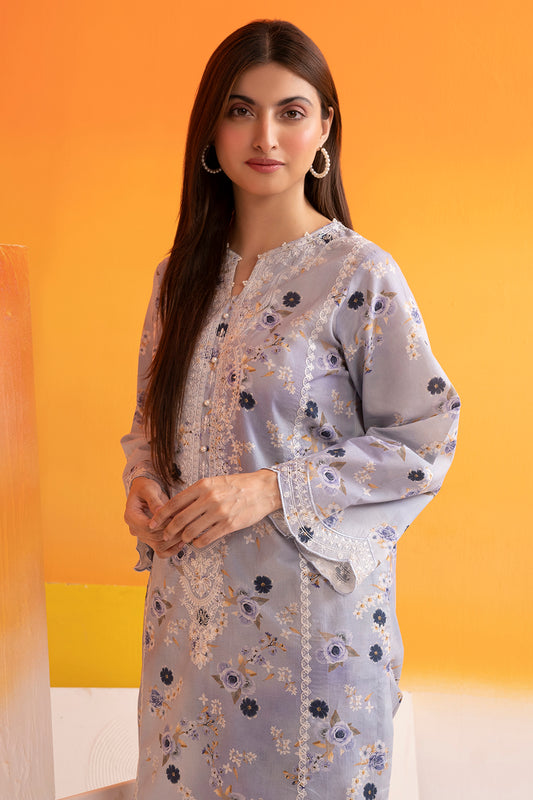 Embroidered Kurta Trouser - 2595