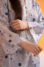 Embroidered Kurta Trouser - 2595
