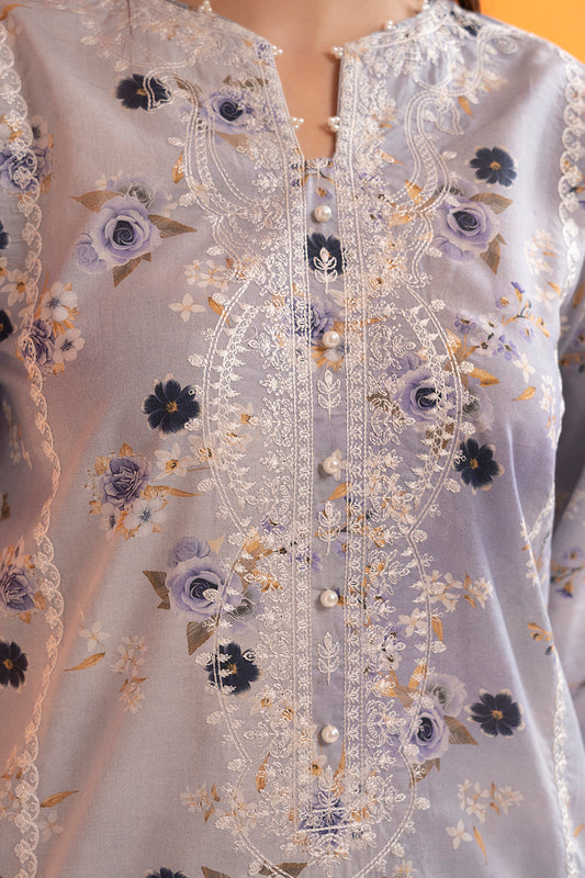 Embroidered Kurta Trouser - 2595
