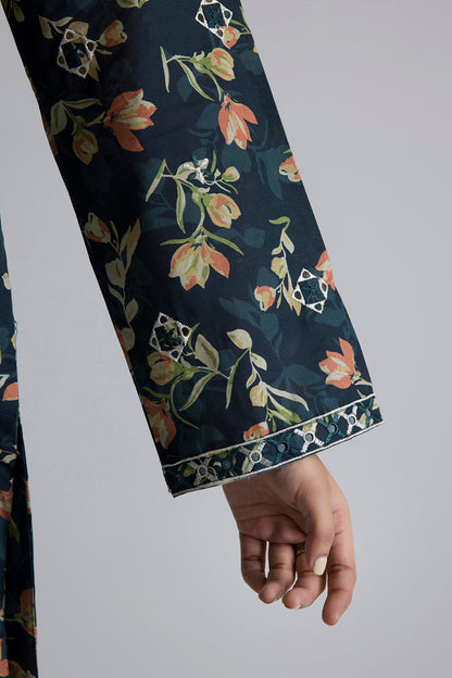 Embroidered Kurta Trouser - 2596