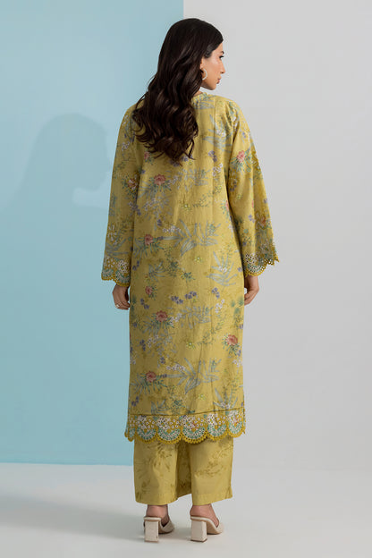 Embroidered Kurta Trouser - 2597