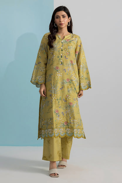 Embroidered Kurta Trouser - 2597