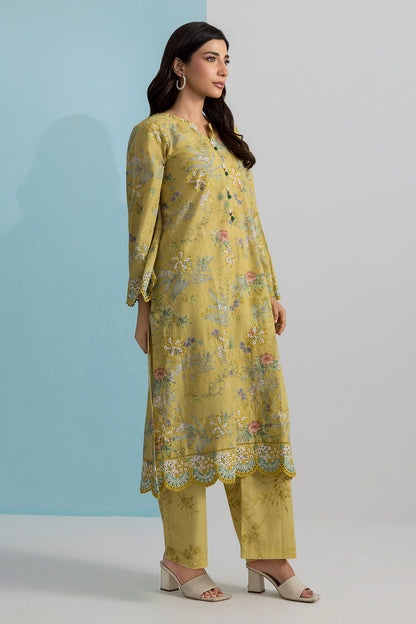 Embroidered Kurta Trouser - 2597