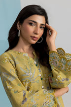 Embroidered Kurta Trouser - 2597
