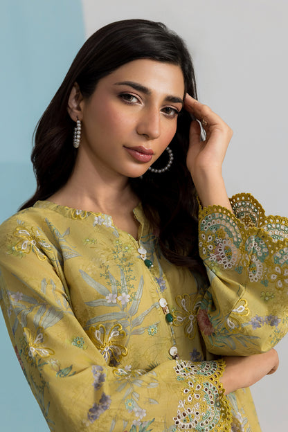 Embroidered Kurta Trouser - 2597