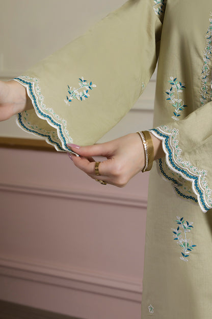 Embroidered Kurta Trouser - 2599