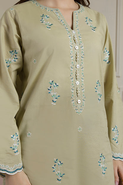 Embroidered Kurta Trouser - 2599