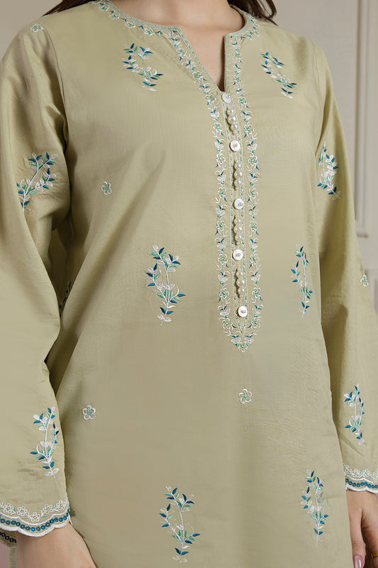 Embroidered Kurta Trouser - 2599
