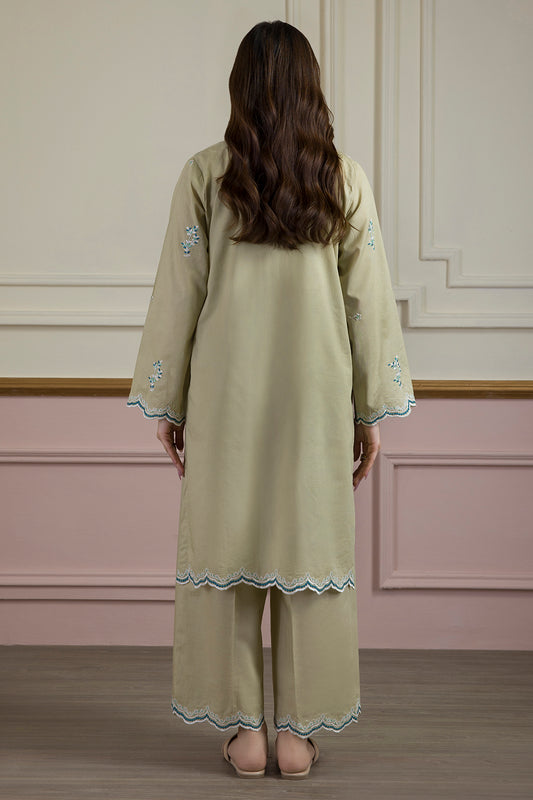 Embroidered Kurta Trouser - 2599