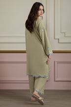 Embroidered Kurta Trouser - 2599