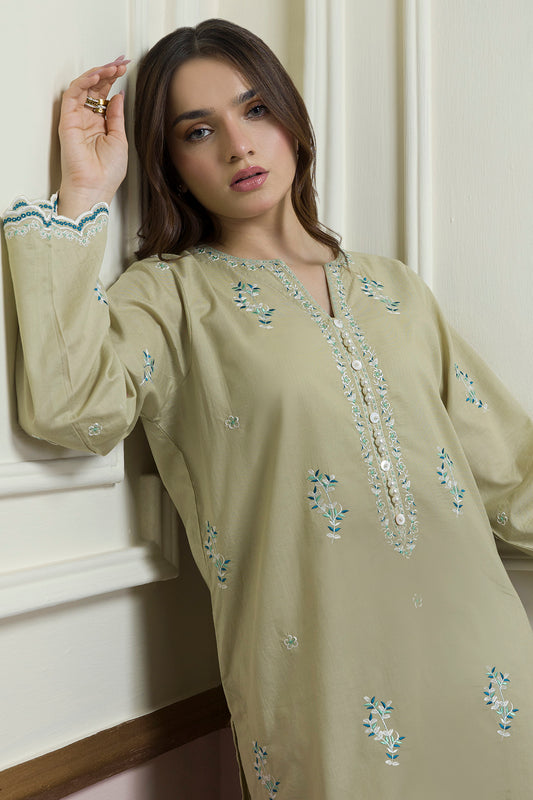 Embroidered Kurta Trouser - 2599