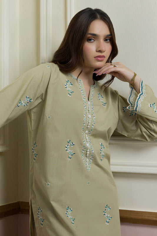 Embroidered Kurta Trouser - 2599