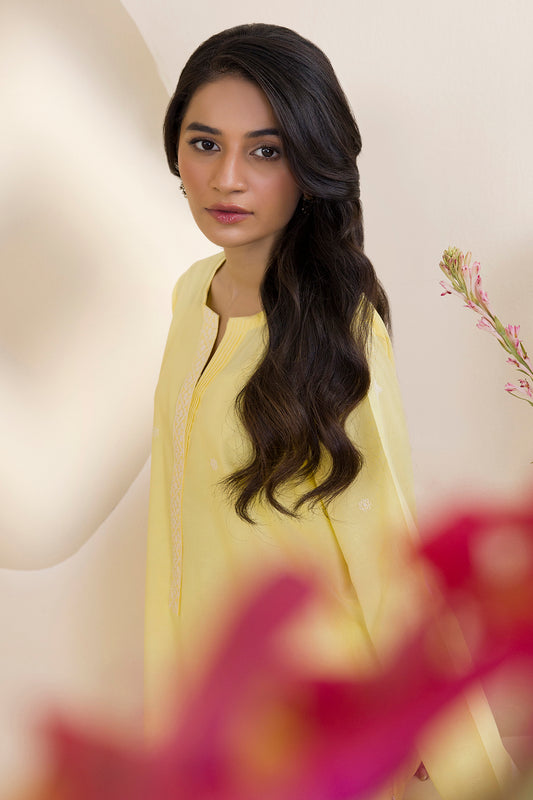 Embroidered Kurta Trouser - 2601